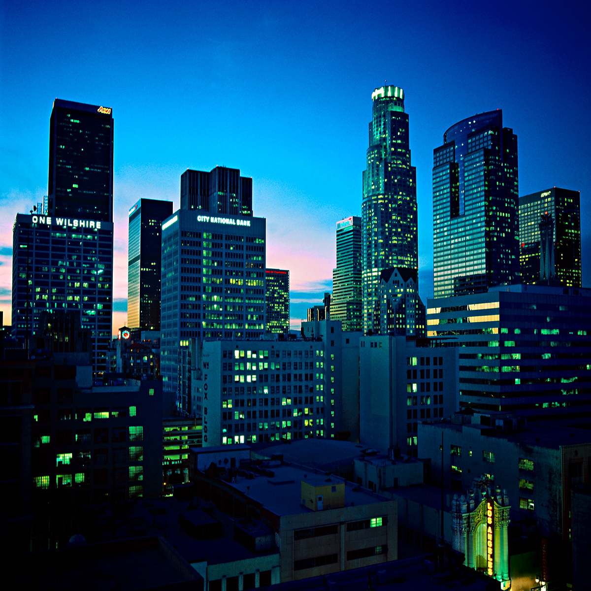 Stephen Austin Welch commercial director & advertising architectural photographer downtown Los Angeles skyline 