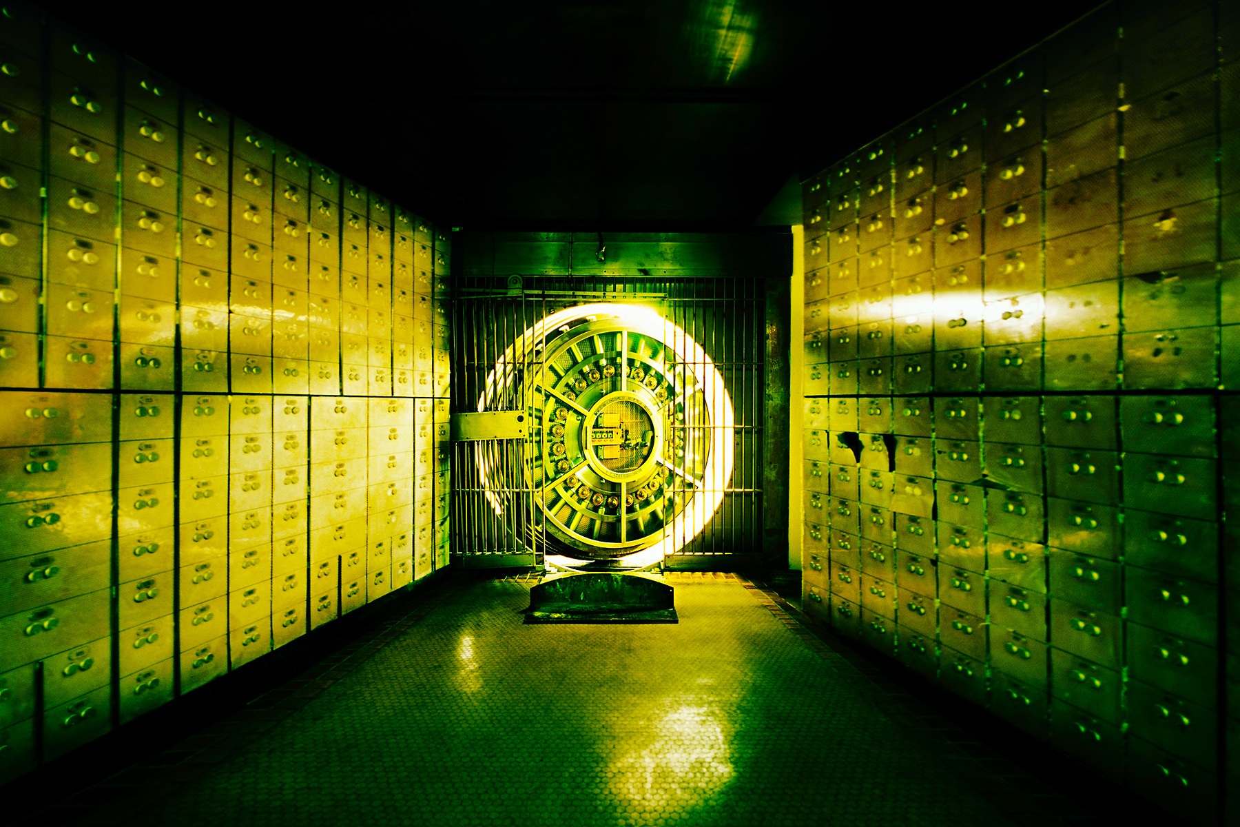 Stephen Austin Welch commercial director & advertising architectural photographer downtown Los Angeles crocker bank vault interior